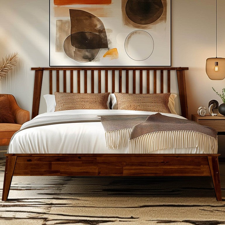 Kaylin Solid Wood Bed Frame - www.Shopthatapp.com