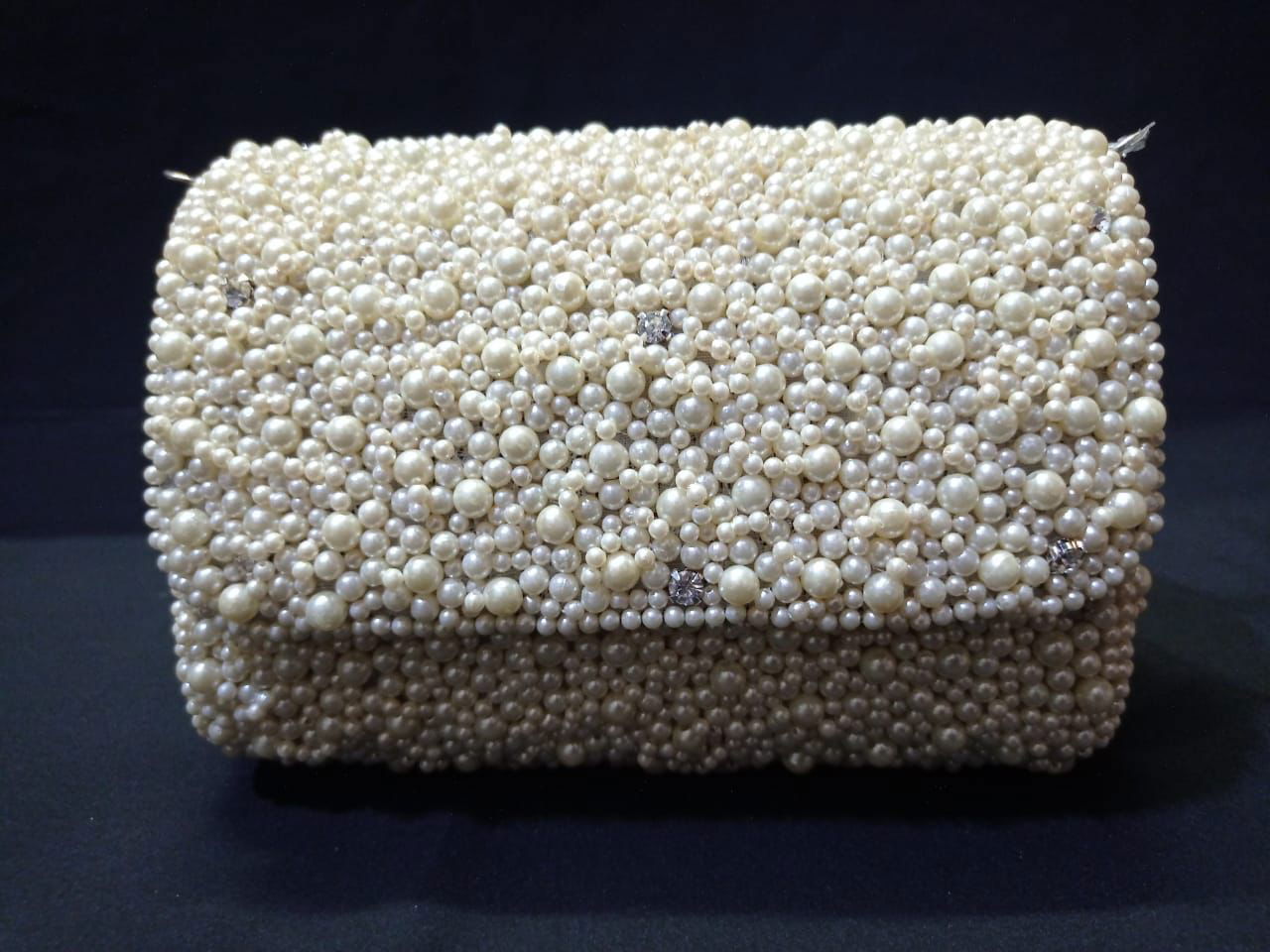 MARGARET Pearl Bag-Handbags, purses, etc.-www.Shopthatapp.com-Clutch-It Handbags