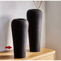 Tall Metal Black Round Vase, Small - www.Shopthatapp.com