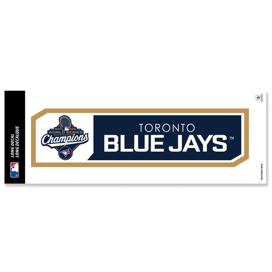 Toronto Blue Jays World Series Champions | 4" X 12" Bumper Sticker - www.Shopthatapp.com