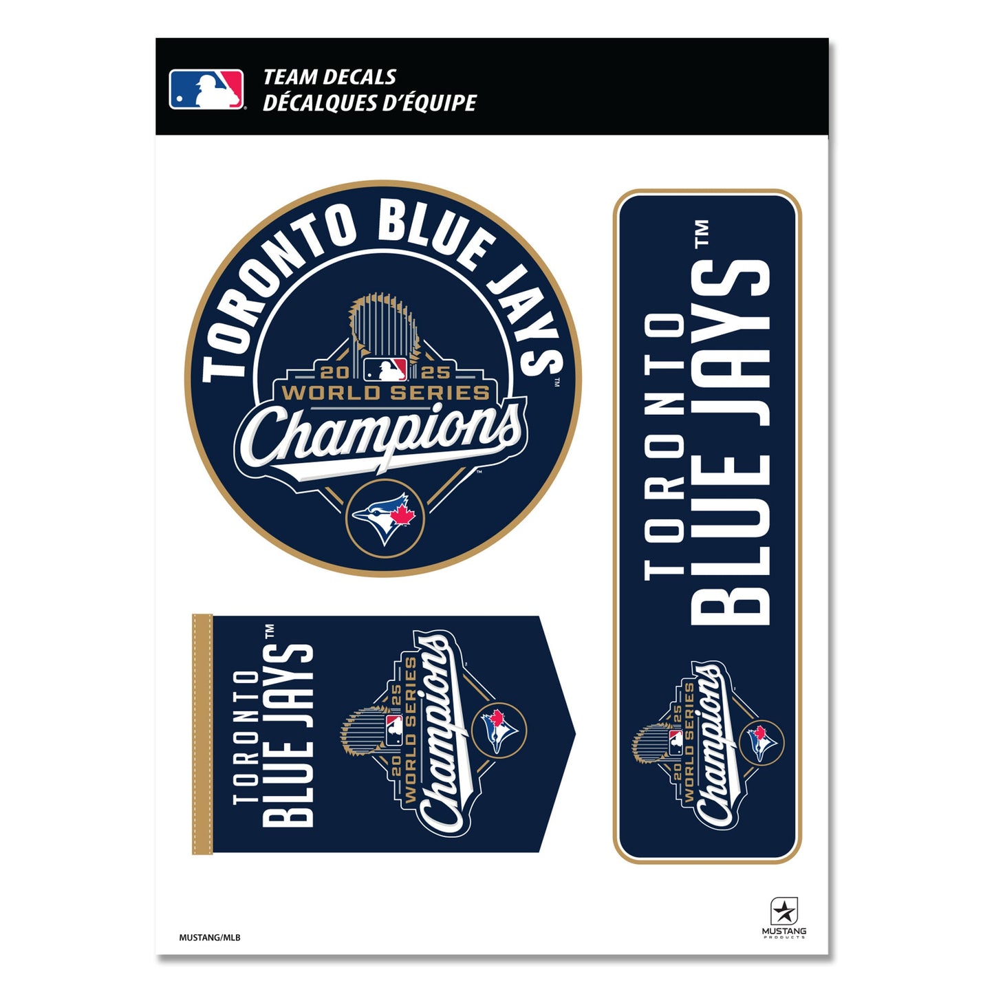 Toronto Blue Jays World Series Champions | Team Decal Set - www.Shopthatapp.com