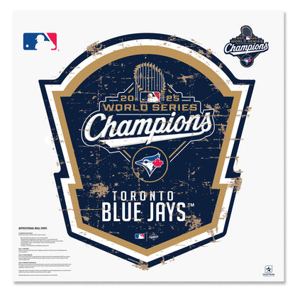 Toronto Blue Jays World Series Champions | Wall Decal - Shield - www.Shopthatapp.com