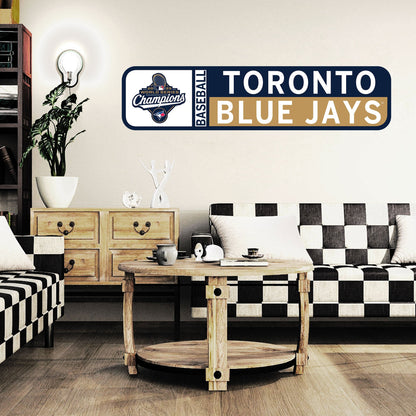 Toronto Blue Jays World Series Champions | Wall Decal 90x23