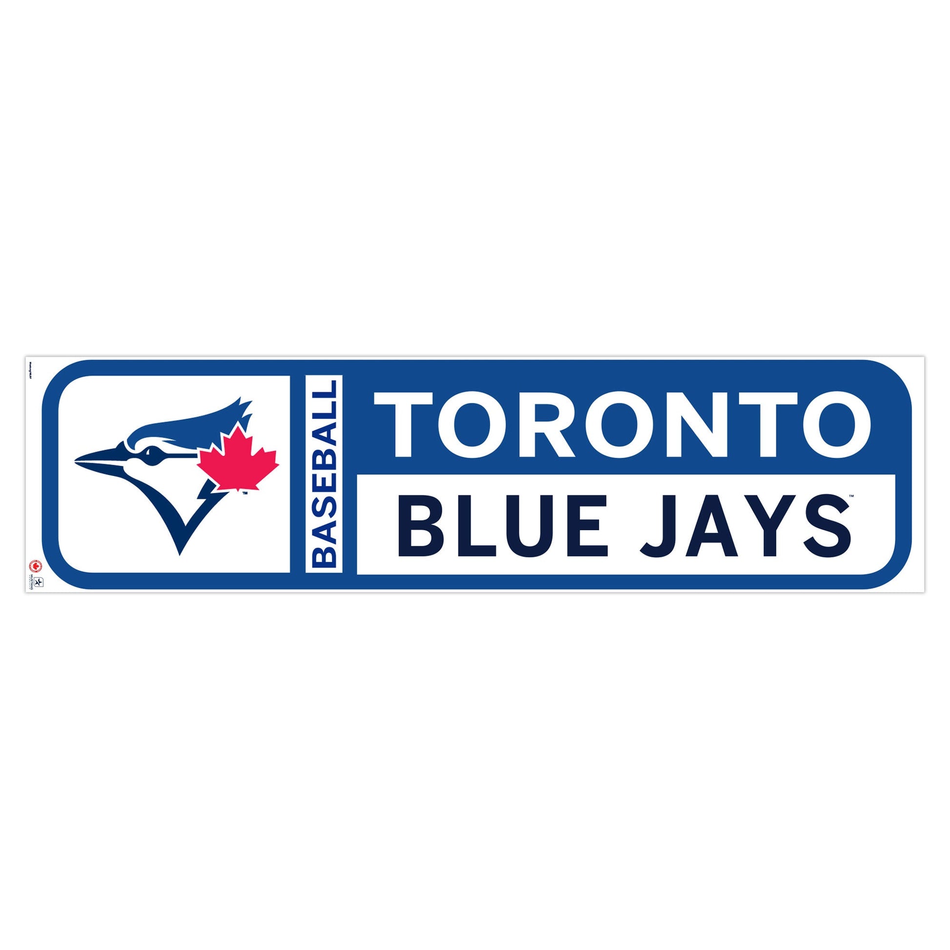 Toronto Blue Jays 90x23 Team Repositional Wall Decal Design 56 - www.Shopthatapp.com