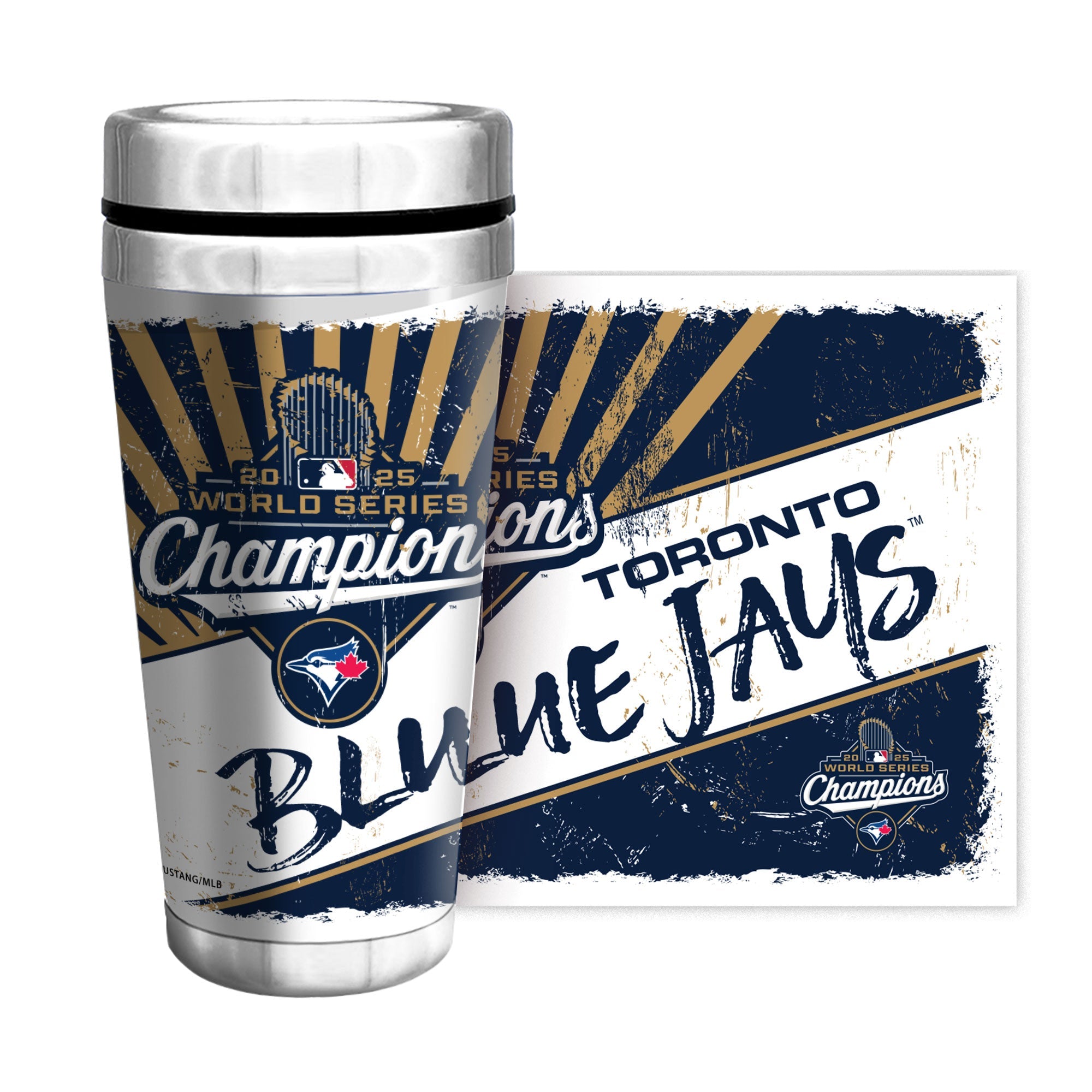Toronto Blue Jays World Series Champions | Classic Full Wrap Travel Mug - www.Shopthatapp.com