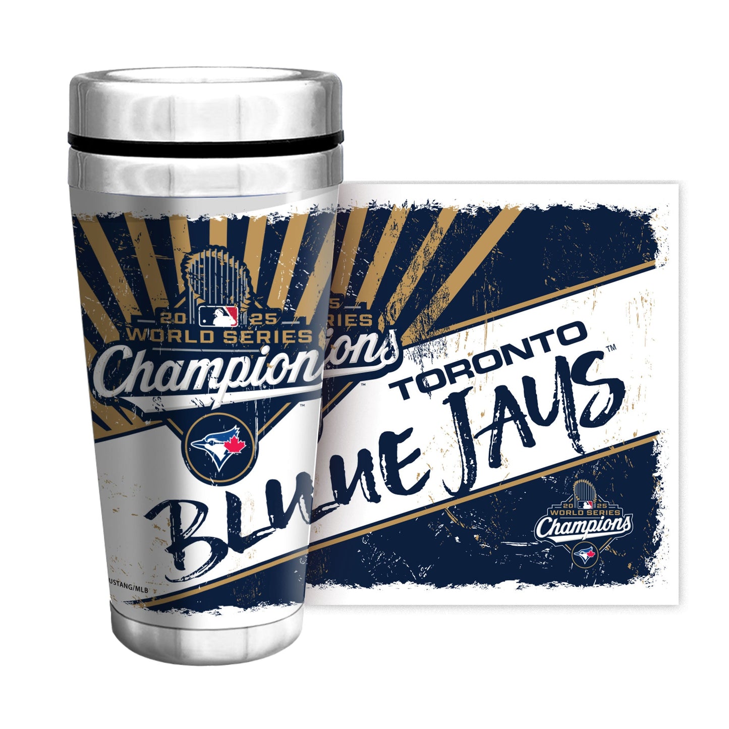Toronto Blue Jays World Series Champions | Classic Full Wrap Travel Mug - www.Shopthatapp.com