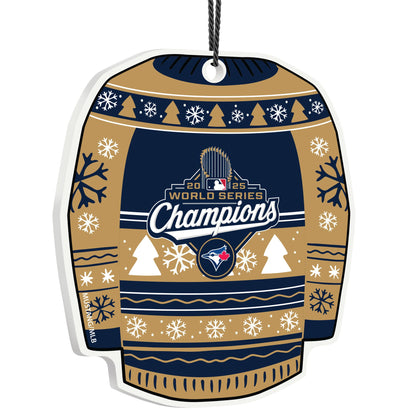 Toronto Blue Jays World Series Champions | 4 Pack Ornament Set - www.Shopthatapp.com