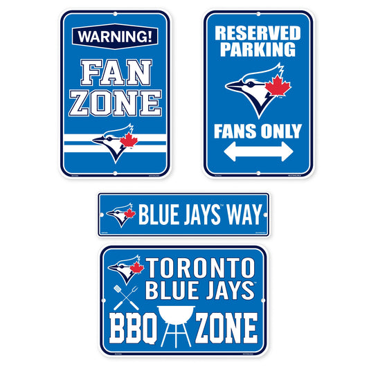 Toronto Blue Jays Four Pack Fan Sign Set - www.Shopthatapp.com