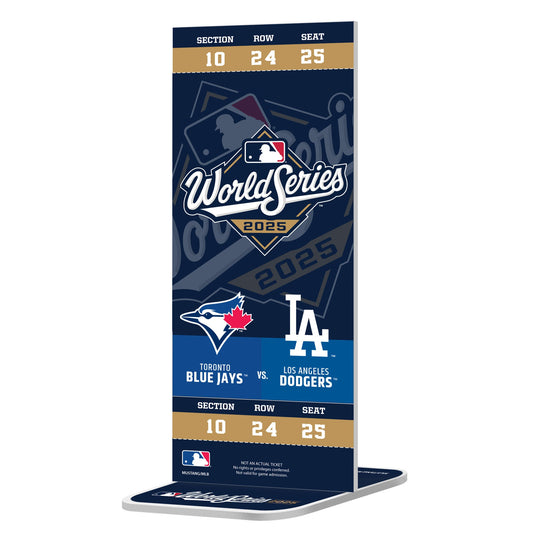 MLB World Series 2025 Replica Ticket | Toronto Blue Jays vs LA Dodgers - www.Shopthatapp.com