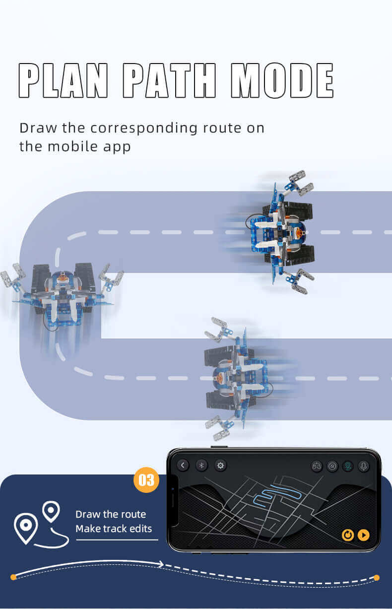 MOULD KING 15059 RC Robot - LED, Motorized Building Blocks, Smart Toy Gift - www.Shopthatapp.com #