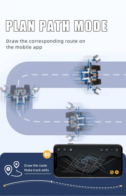 MOULD KING 15059 RC Robot - LED, Motorized Building Blocks, Smart Toy Gift - www.Shopthatapp.com #