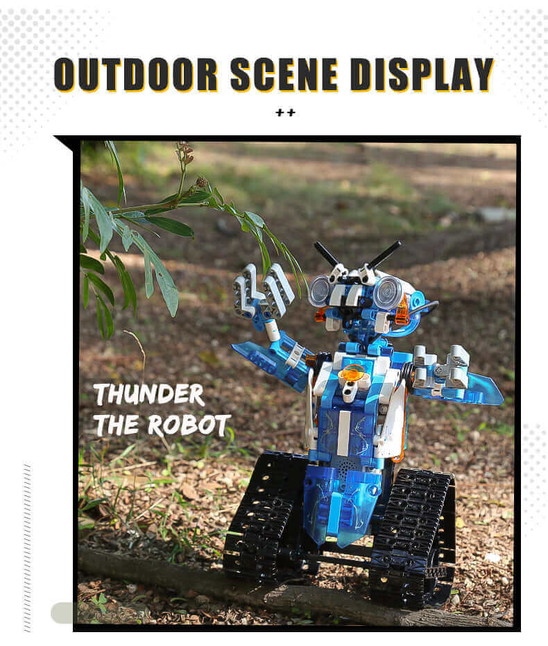 MOULD KING 15059 RC Robot - LED, Motorized Building Blocks, Smart Toy Gift - www.Shopthatapp.com #