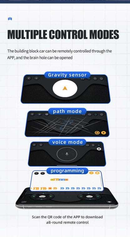 MOULD KING 15059 RC Robot - LED, Motorized Building Blocks, Smart Toy Gift - www.Shopthatapp.com #