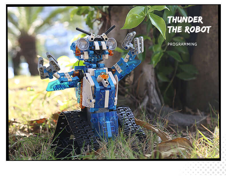 MOULD KING 15059 RC Robot - LED, Motorized Building Blocks, Smart Toy Gift - www.Shopthatapp.com #