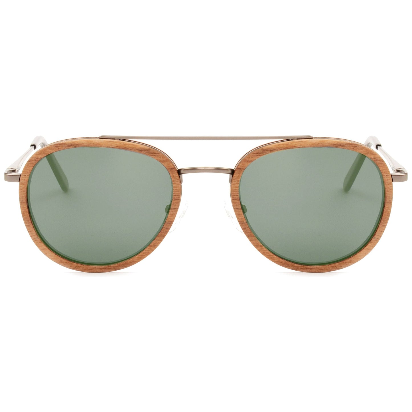 O'Hara - Metal & Wood Sunglasses - www.Shopthatapp.com