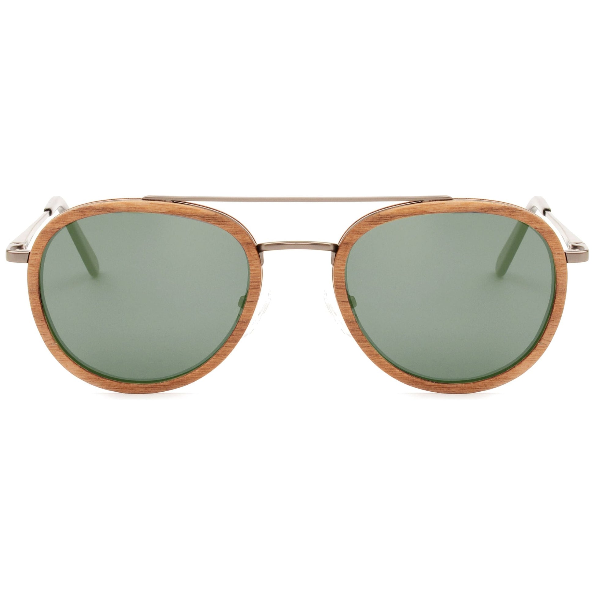O'Hara - Metal & Wood Sunglasses - www.Shopthatapp.com