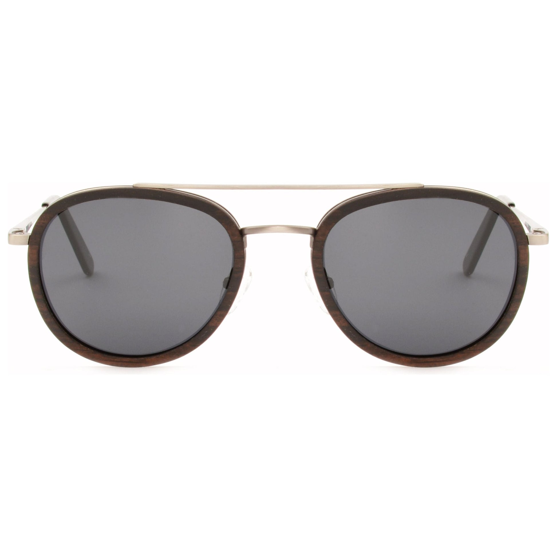 O'Hara - Metal & Wood Sunglasses - www.Shopthatapp.com
