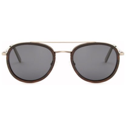 O'Hara - Metal & Wood Sunglasses - www.Shopthatapp.com