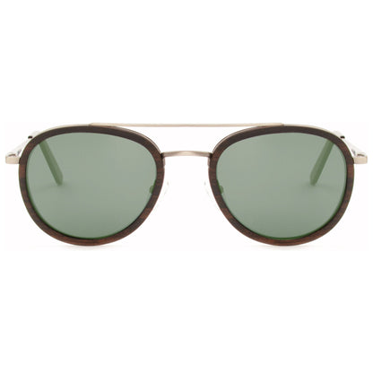 O'Hara - Metal & Wood Sunglasses - www.Shopthatapp.com