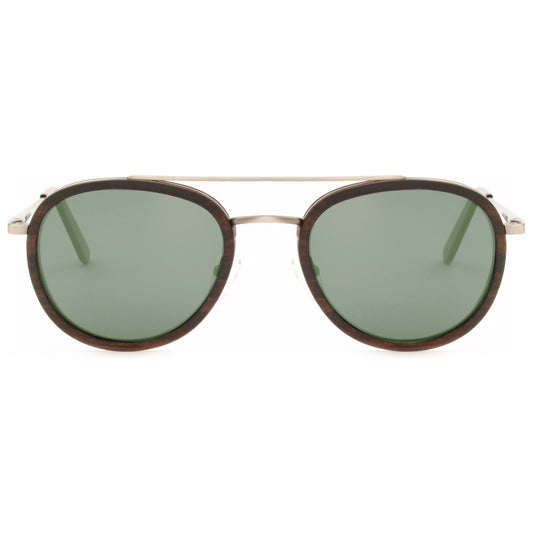 O'Hara - Metal & Wood Sunglasses - www.Shopthatapp.com