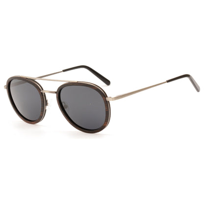 O'Hara - Metal & Wood Sunglasses - www.Shopthatapp.com