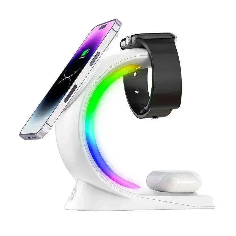 Magnetic Wireless Charger for Phone, AirPods, Watch - www.Shopthatapp.com
