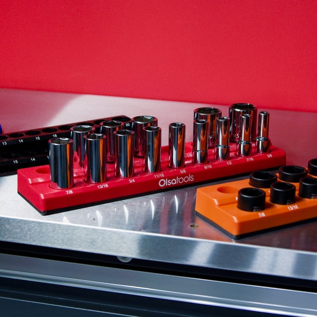 2-Row Magnetic Socket Holders