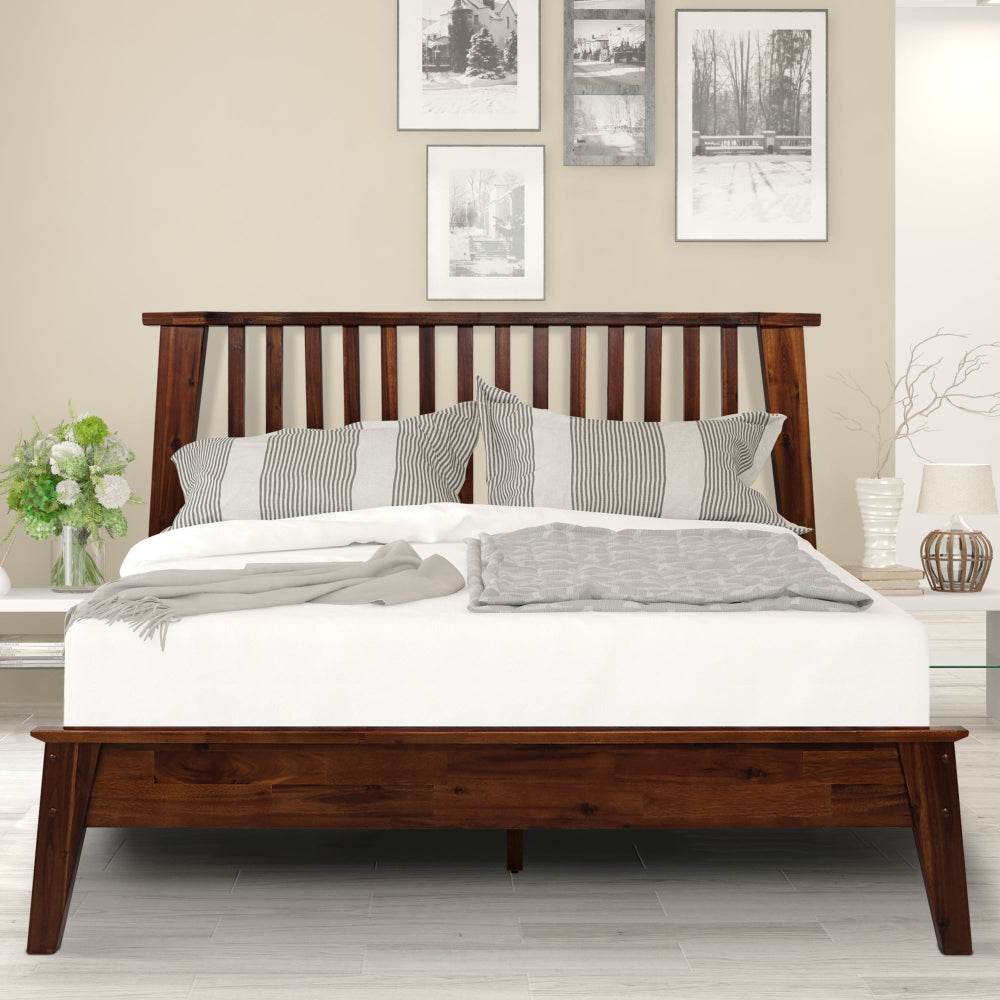 Kaylin Deluxe Wood Platform Bed Frame - www.Shopthatapp.com