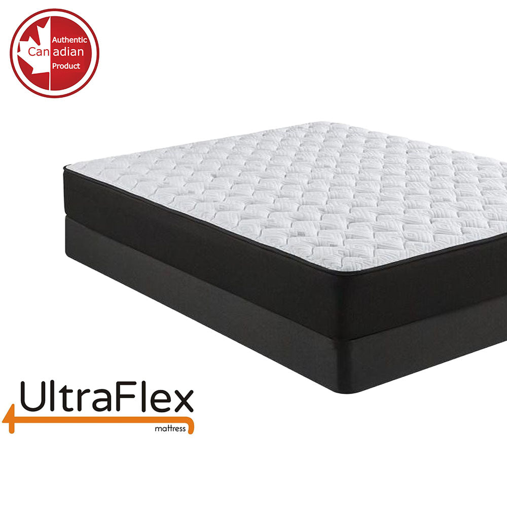 UltraFlex PURITY- Orthopedic Spinal Care, Cool Gel Posture Support Mattress, Pressure Relief Foam Encased Quilting for Low Motion Transfer (Made in Canada)- With Waterproof Mattress Protector - www.Shopthatapp.com