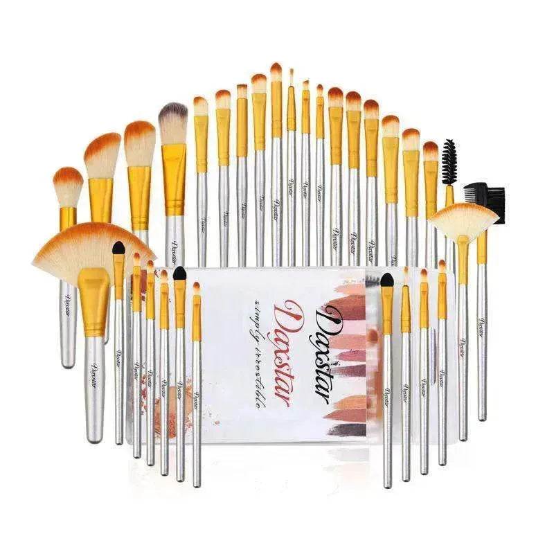 Makeup Brush Full  Set Of Soft Hair Quality Foundation Fiber Wool Brushes - www.Shopthatapp.com