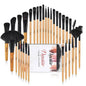 Makeup Brush Full  Set Of Soft Hair Quality Foundation Fiber Wool Brushes - www.Shopthatapp.com