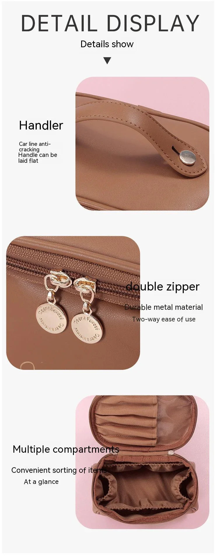 Makeup Large Capacity Portable Travel Toiletry Bag - www.Shopthatapp.com