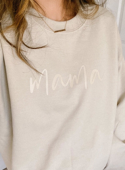 Mama minimalist crewneck-Teen Girls fashion-www.Shopthatapp.com-Made of Honour Co.