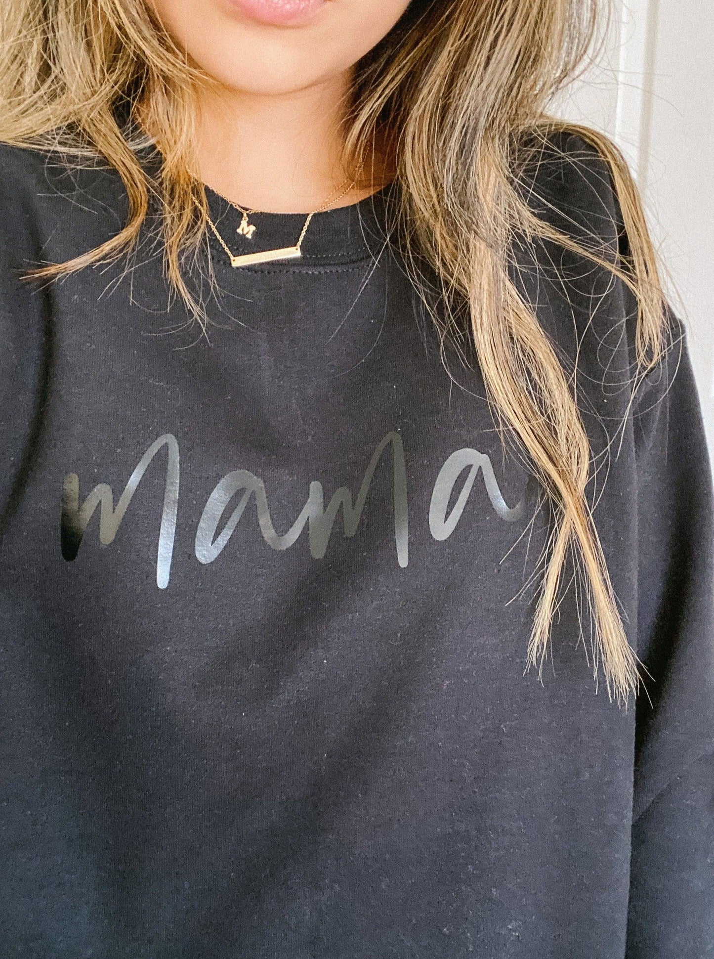 Mama minimalist crewneck-Teen Girls fashion-www.Shopthatapp.com-Made of Honour Co.