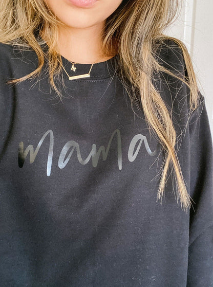 Mama minimalist crewneck-Teen Girls fashion-www.Shopthatapp.com-Made of Honour Co.
