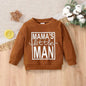 Mama's Little Man Sweatshirt (Baby) - Www.Shopthatapp.com