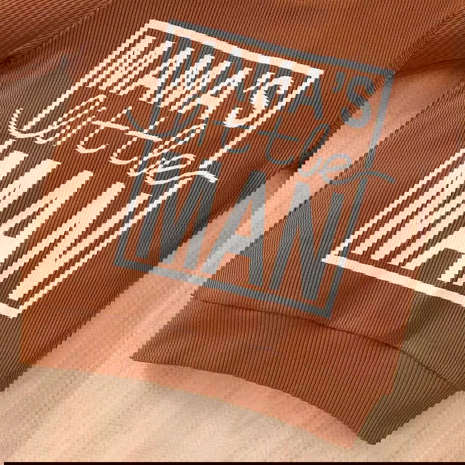 Mama's Little Man Sweatshirt (Baby) - Www.Shopthatapp.com