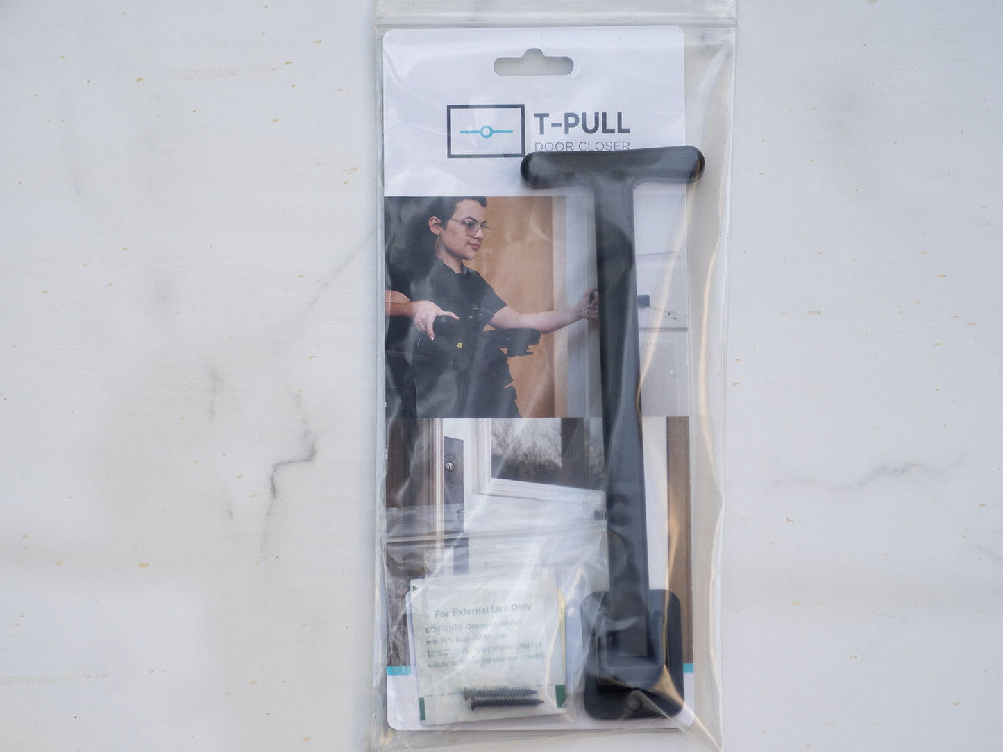 Manual Door Closer, Accessible, Interior or Exterior, Swivels Black ABS Plastic-Home decor-www.Shopthatapp.com-T-Pull Door Closer