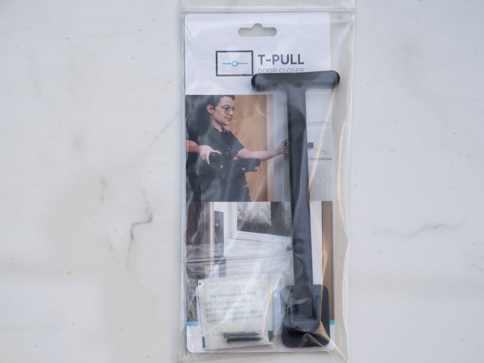 Manual Door Closer, Accessible, Interior or Exterior, Swivels Black ABS Plastic-Home decor-www.Shopthatapp.com-T-Pull Door Closer