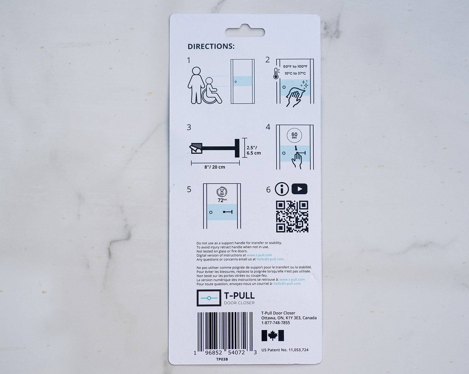 Manual Door Closer, Accessible, Interior or Exterior, Swivels Black ABS Plastic-Home decor-www.Shopthatapp.com-T-Pull Door Closer
