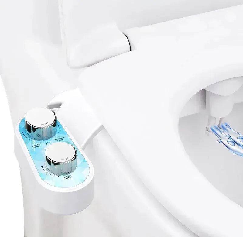 Manually Adjustable Toilet Bidet And Mechanical Bidet for Butt Washing. - www.Shopthatapp.com #