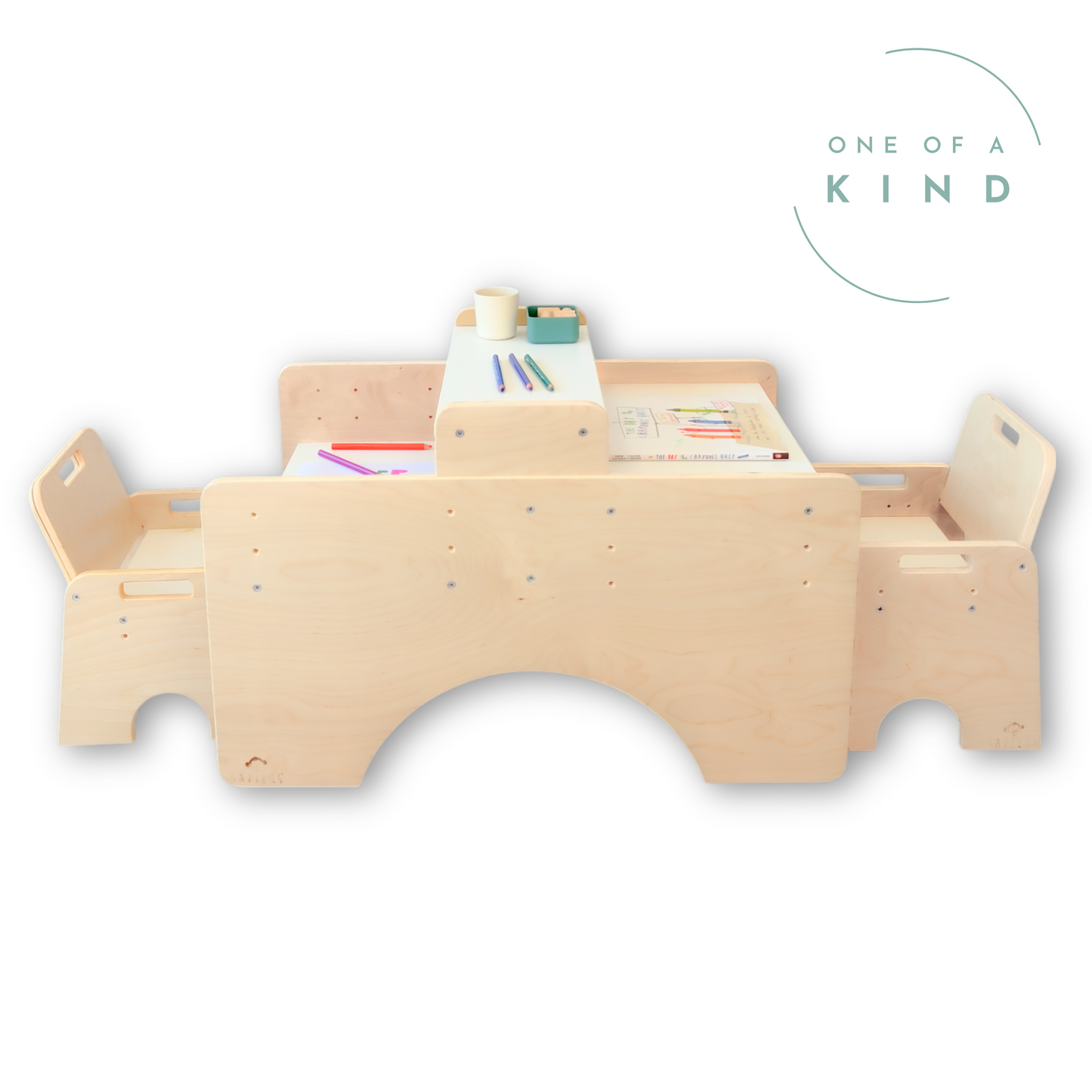 PAPAYA DOUBLE - Adjustable Montessori Table & Chair Set for Two - www.Shopthatapp.com