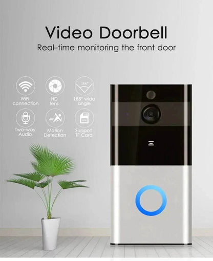 Marlboze WiFi Doorbell Camera – 720P Video & PIR Motion - www.Shopthatapp.com #