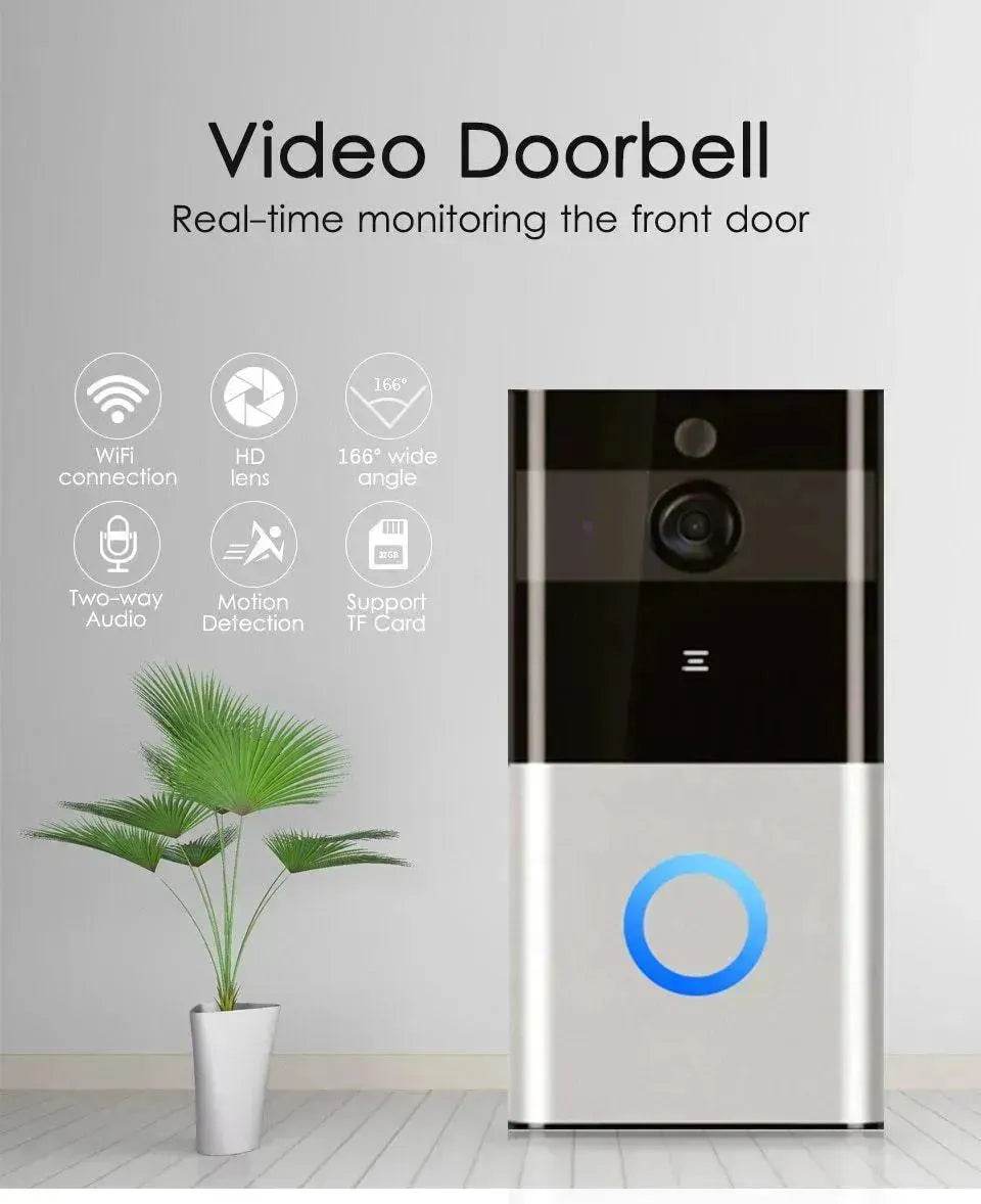 Marlboze WiFi Doorbell Camera – 720P Video & PIR Motion - www.Shopthatapp.com #