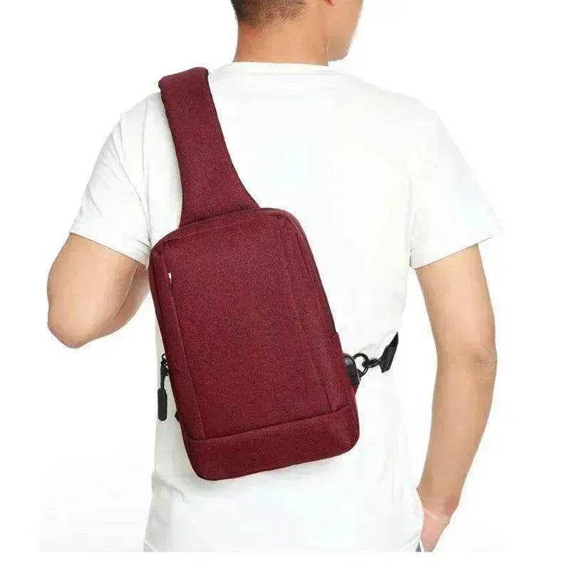Men Chest Bag Shoulder Crossbody Sling Backpack - www.Shopthatapp.com #