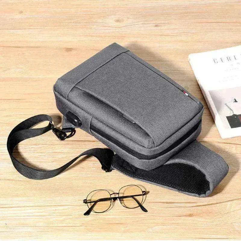 Men Chest Bag Shoulder Crossbody Sling Backpack - www.Shopthatapp.com #
