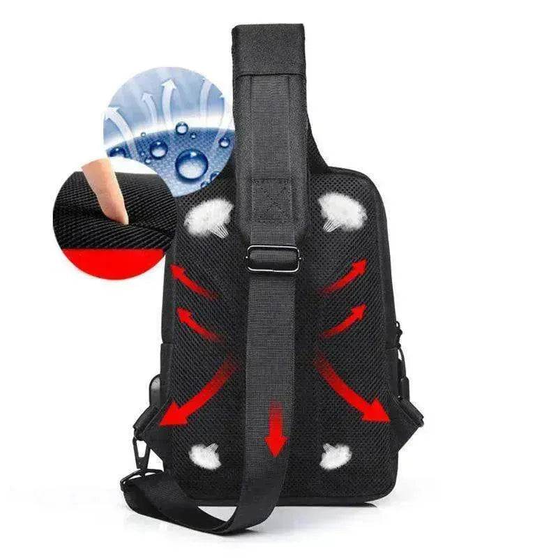 Men Chest Bag Shoulder Crossbody Sling Backpack - www.Shopthatapp.com #