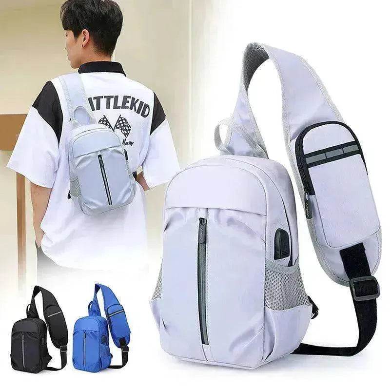 Men Chest Bag With Phone Wallet Design Crossbody Shoulder Bag - www.Shopthatapp.com #