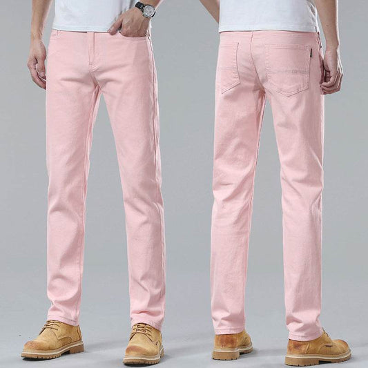 Men Fashion Brands Stretch Slim Fit Skinny Denim Pants jeans Trouser - www.Shopthatapp.com #