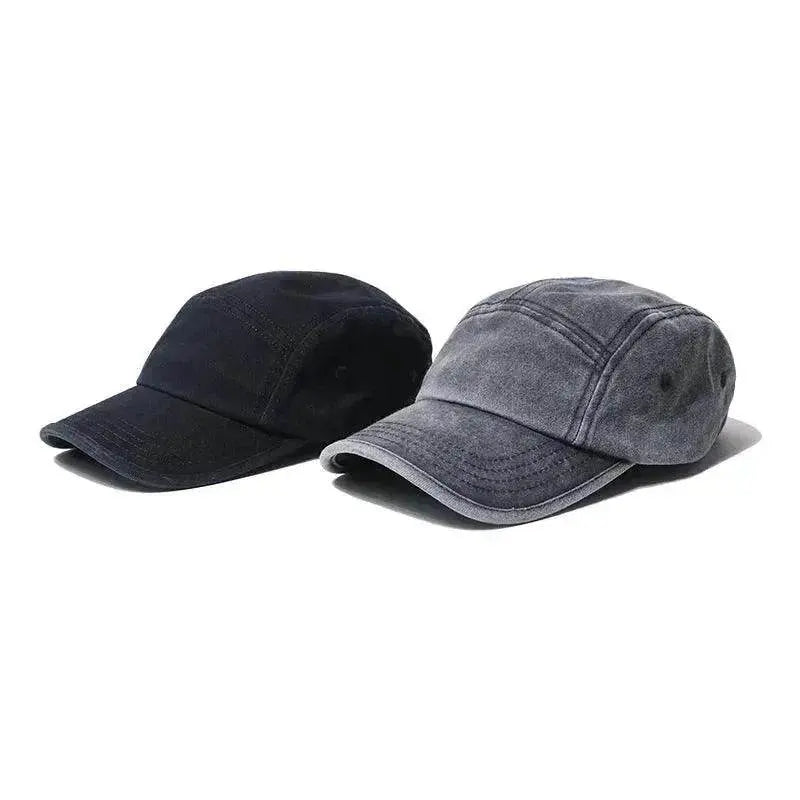 Men's And Women's Old Five-piece Baseball Caps Washed Retro - www.Shopthatapp.com #